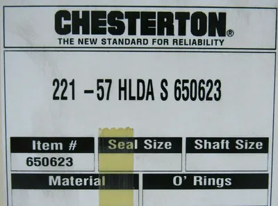NEW CHESTERTON 221-57 SEAL KIT 22157 HLDA S 650623