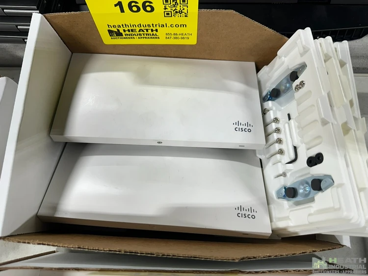 Used _UNKNOWN_ (2) CISCO MERAKI MR33 WIFI EXTENDERS W/ BRACKETS Enterprise Networking Equipment Illinois US | Heath Industrial Auction Services #1573678