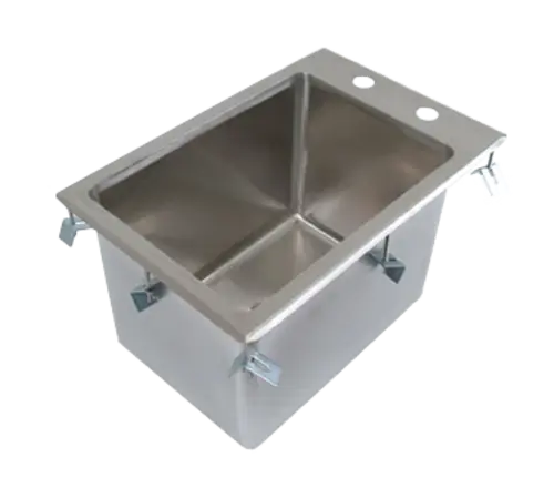 John Boos PB-DISINK101410 (1) Compartment Drop-in Sink - 10" x 14", Drain Included