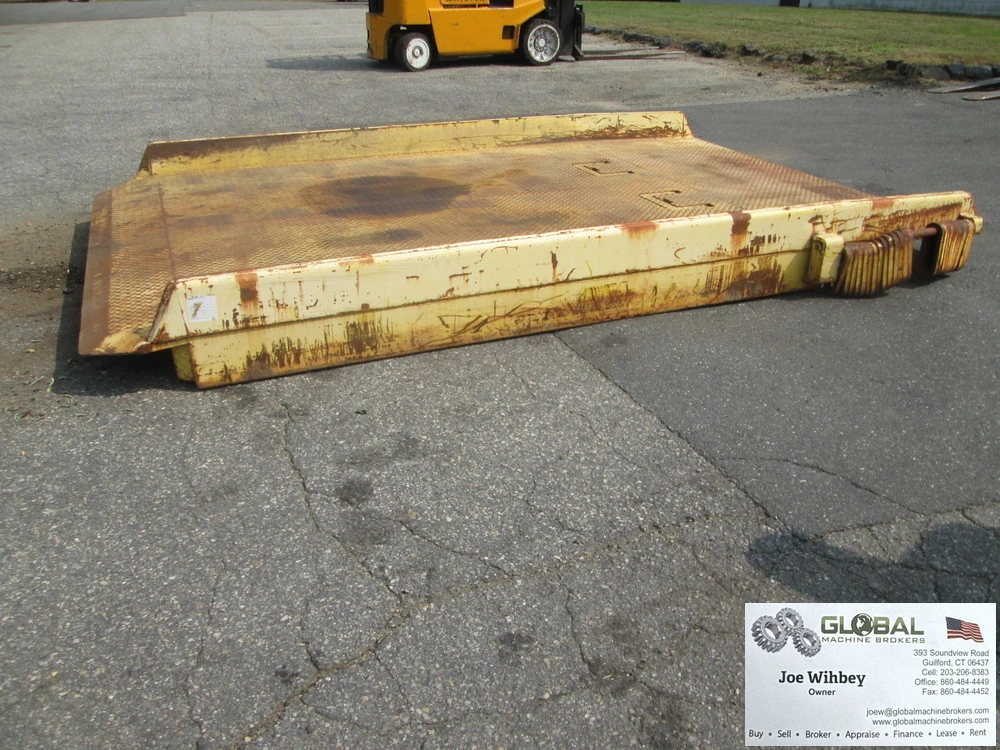 Leum Engineering Dockzilla 35K Capacity 130"L Steel Pedestrian Bridge,Dock Plate