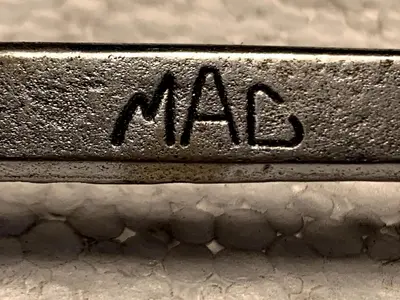 USED,   MAC  TOOLS  "14MM"  ANGLE HEAD  WRENCH,M14DA,  USA