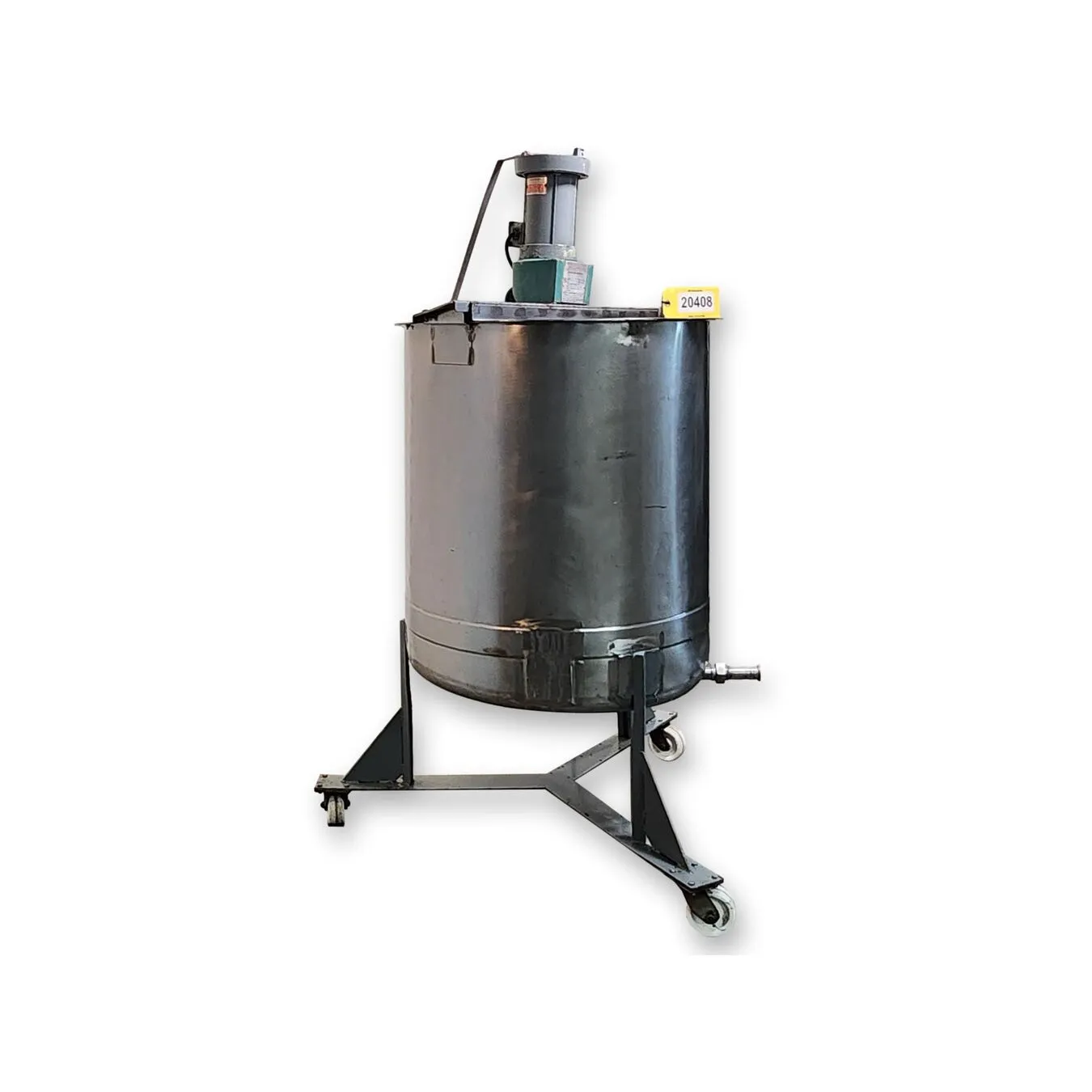 Used 568 Liter (150 gallon) Stainless Steel Portable Mix Tank