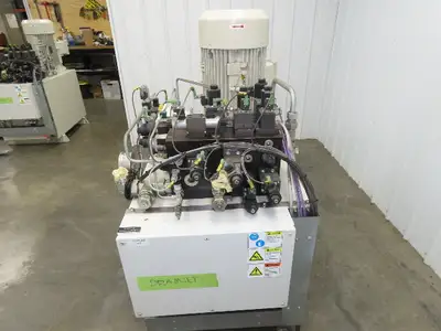 Voith IPC 5-50 101 2-Pump Hydraulic Power Unit 100 Gal 20 GPM 3000 PSI 40Hp 480V