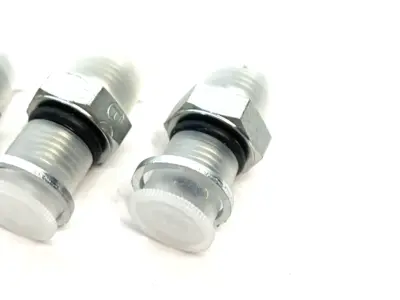 USED PARKER TRIPLE-LOK® 37° FLARE JIC TUBE STRAIGHT MALE ADAPTER