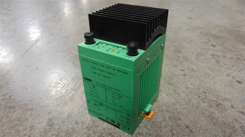 Phoenix Contact CM 90-PS-120AC/24DC/2 Power Supply 2939027 24VDC 2A Used