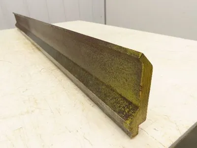 Press Brake Gooseneck Punch Die 45-9/16" Long 90° V 1/4" Finger 3-3/4" H