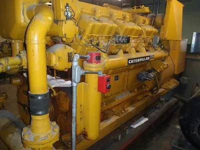 Caterpillar D398 600 KW Standby Generator w/612 Hours