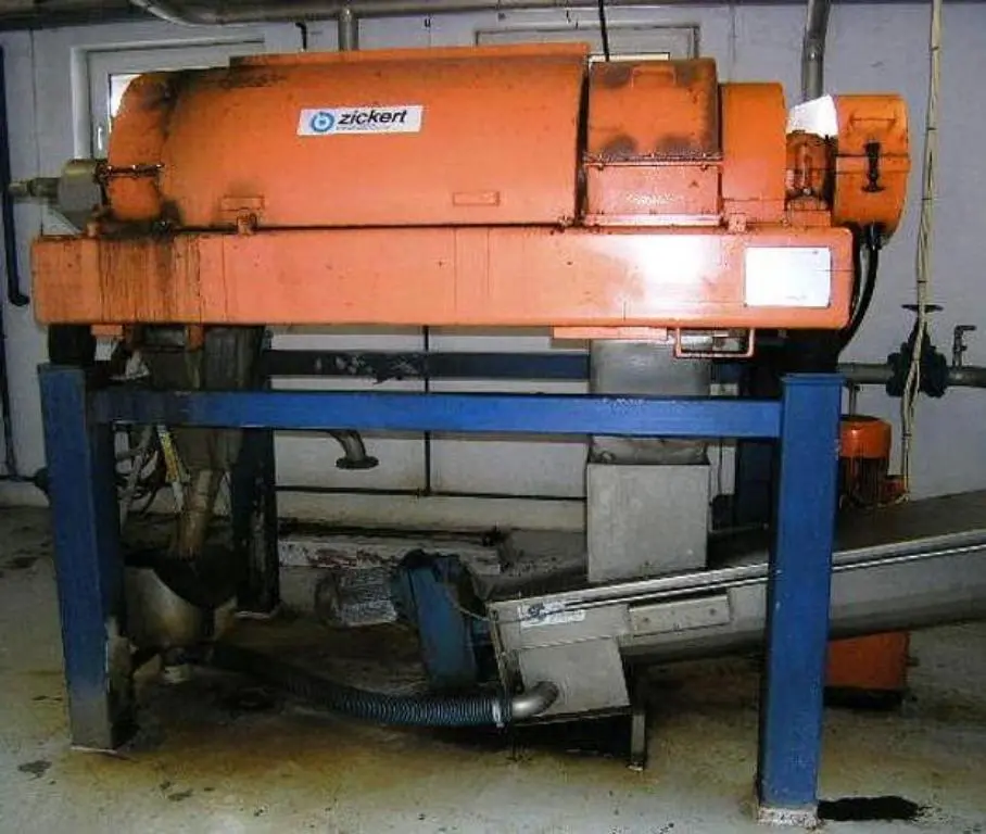 Humboldt S 3-0 solid bowl decanter centrifuge, CS.