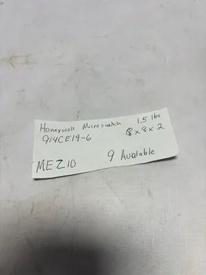 HONEYWELL 914CE196 Limit Switch, Pin Plunger, SPDT, 5 A, 914CE Series