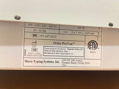 Used Ortho Clinical Hematology Analyzer Hematology Analyzers Michigan US | Maverick Industrial Sales #1462730