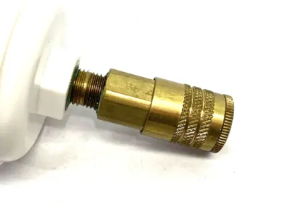 USED EMERSON, NUMATICS DISPOSABLE INLINE FILTER COMPONENT 3.0 MICRON 1/4" NPT