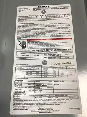 USED SIEMENS HNF362