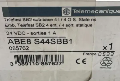 USED TELEMECANIQUE ABE8 S44SBB1 I/O INTERFACE MODULE ABE8S44SBB1