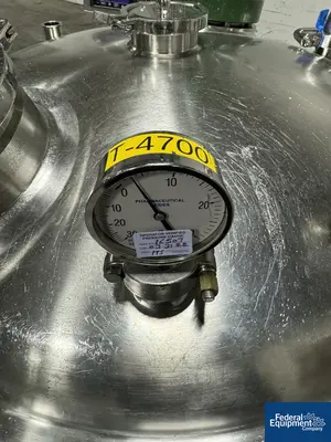 USED Precision 600 Liter Precision Stainless Reactor, 316L S/S, 45/100#