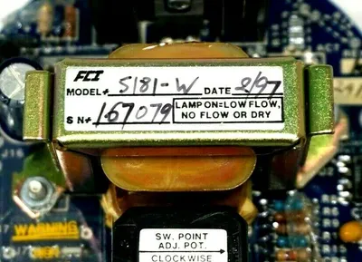 USED FLUID COMPONENTS 5181-W HEATER WATTAGE CONTROL 5181W