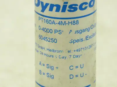Dynisco PT160A-4M-H88 Hydraulic Pressure Transducer Sensor 4000 PSI 24VDC