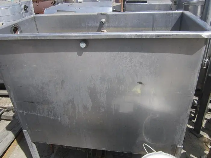 Tank, 352 Gallon, S/st, Rectangular,28 x 60 x 45, OT/SB #S739743