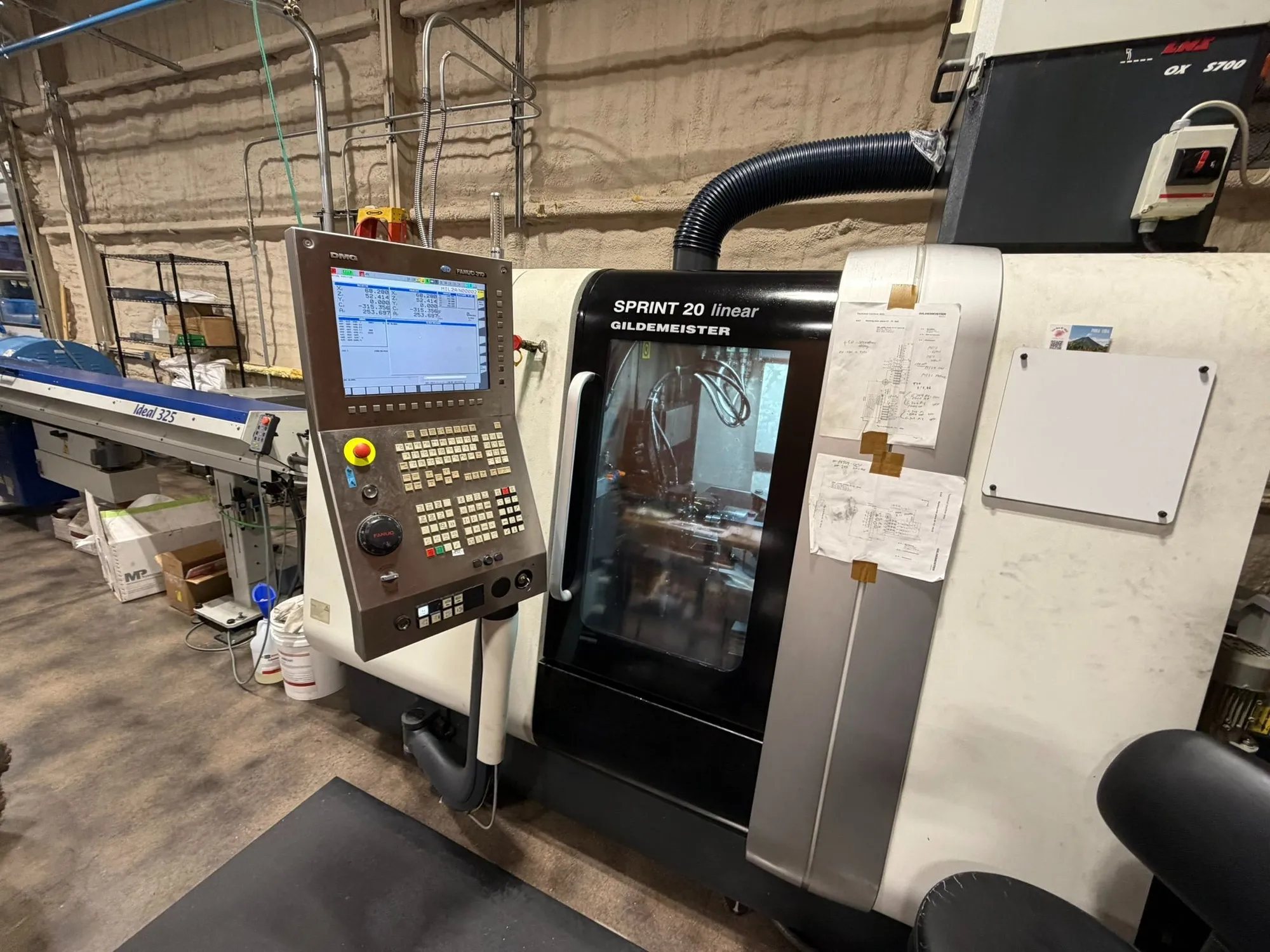 2011 DMG Gildemeister Sprint 20/8 Linear 8-Axis CNC Swiss Type Lathe