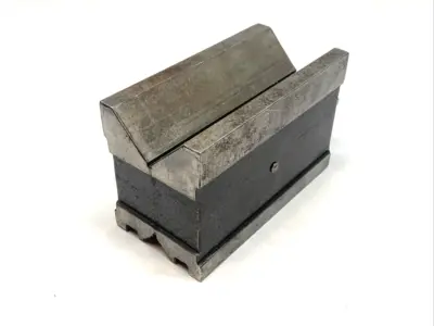 Magnetic Vee Block 6" Dual Sided V-Block w/ Switch