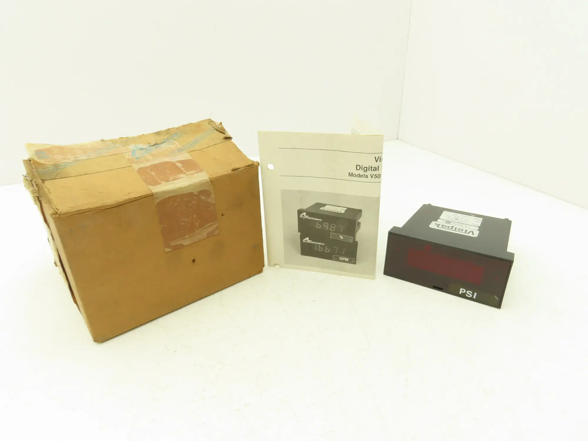 Visipak Digital Process Indicator 120VAC 50/60Hz In 4/20MA DC Out -/+1999