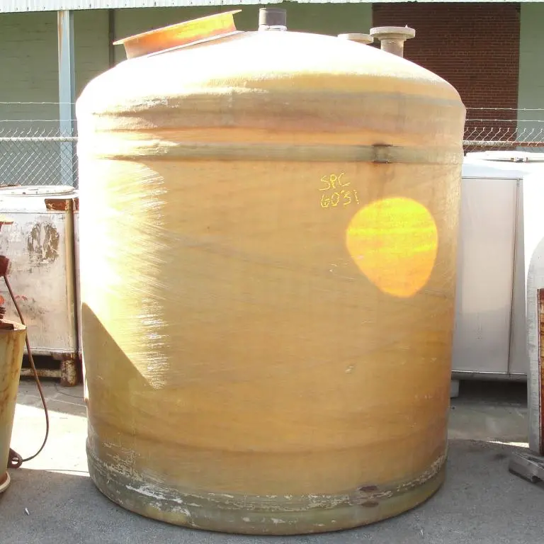 SPC6031  Tank 1300 gallon vertical tank, Fiberglass, flat