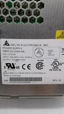 Used DELTA ELECTRONICS _UNKNOWN_ Power Supplies | ND Industrial Surplus #1213166