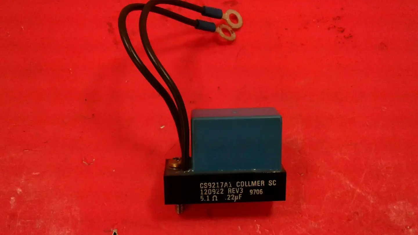 Collmer Electric CS9217A1 Capacitor 5.1ohm .22uf Rev 3. 4B