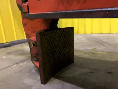20,000 LB 10 TON BUSHMAN MODEL 6100 SINGLE RIM VERTICAL COIL LIFTING TONG SCISSOR TYPE COIL LIFT: STOCK #15815