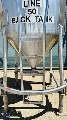 USED 1994 INOX S.S. V-BOTTOM STORAGE TANKS