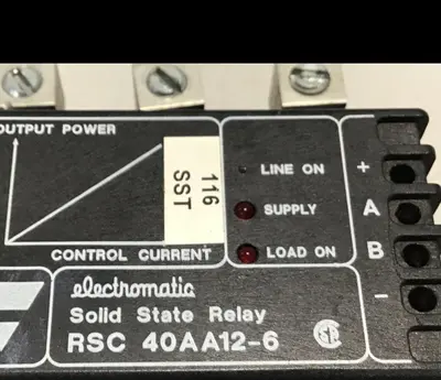 Used ELECTROMATIC RSC 40AA12-6 Relays & Switches Michigan US | Ideal Machinery #593298