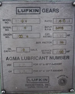 NEW LUFKIN N1202C