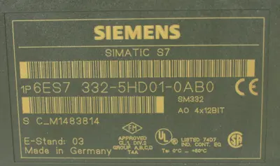 USED SIMATIC 6ES7 332-5HD01-0AB0