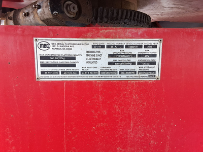 USED 2019 MEC 45-AJ
