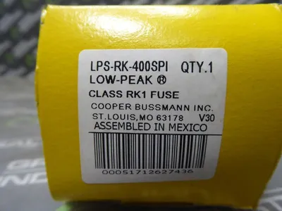 Buss LPS-RK-400SPI Time-Delay Current Limiting Fuse 600VAC 300VDC New NIB