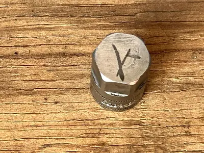 Snap On Tools Vintage Old Logo MVA3 1/4" Drive To 3/8" Drive Socket Adapter