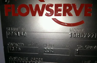 NEW FLOWSERVE 10HDX27B