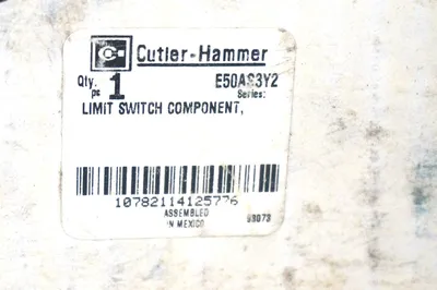 NEW CUTLER HAMMER E50AS3Y2 LIMIT SWITCH