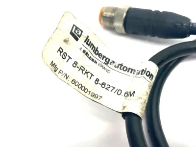 USED LUMBERG AUTOMATION DOUBLE ENDED 8-PIN CORDSET M TO F