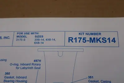 Goulds Pumps R175-MKS14 Pump Maintenance Repair Kit - STOCK GF667