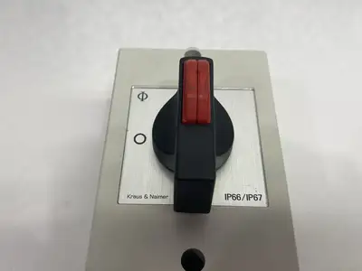 Used Kraus & Naimer Main Disconnect Switch IP66/IP67 120A 067459 Disconnects Michigan US | Maverick Industrial Sales #1393478