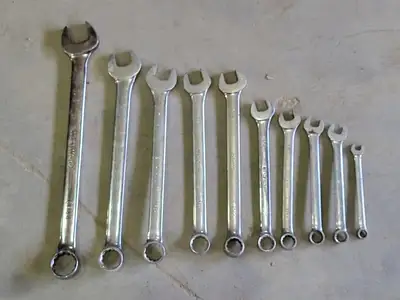 7/16" - 1-3/8" Combination Wrench Set (10pcs)