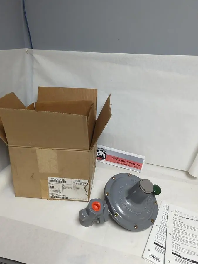 New | in-Stock FISHER CONTROLS Y600A-133 Pump & Valve Parts | Surplus Asset Holdings #1218085