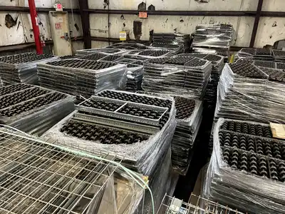 BULK QTY OF ROLLER RACKING W/ BEAMS