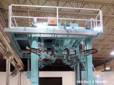 Used Moellers Automatic Stretch Hooding System – 40 Loads per Hour, Variable Frequency Drive