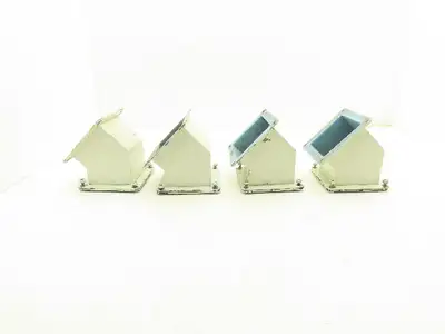 Wiegmann JWL454 4"x4" Wireway 45° Elbow Feed-Through Lot of 4