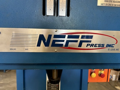 Used 2004 NEFF NEFF D25-5HS PRESS C-Frame Presses Tennessee US | Alma Machinery #1327039
