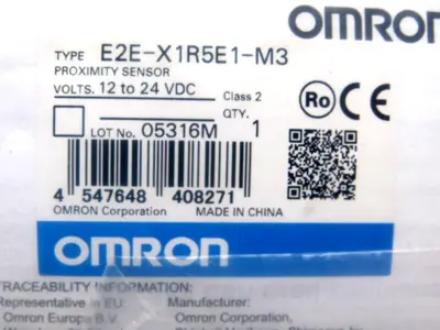 NEW OMRON E2E-X1R5E1-M3 PROXIMITY SWITCH E2EX1R5E1M3