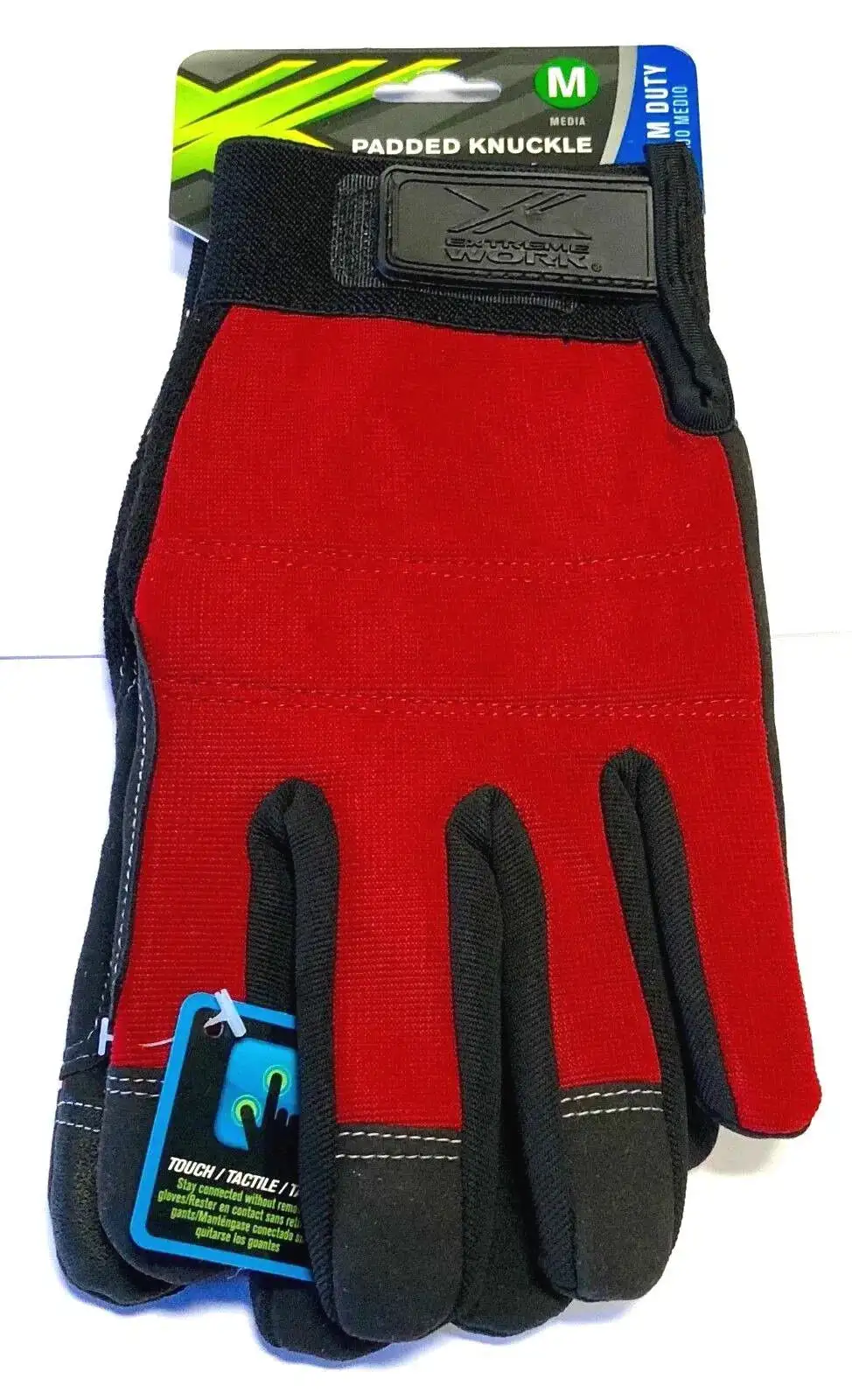 West Chester Padded Knuckle Glove Hi-Dexterity Touch Screen Medium