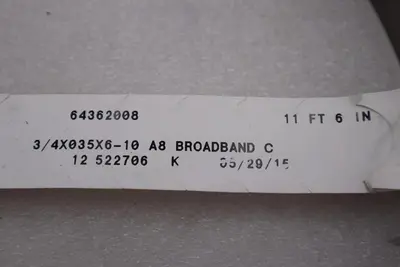 A8 Broadband Simonds Band Saw 64362008 3/4x35X6-10 11Ft 6Inch Stock #3528