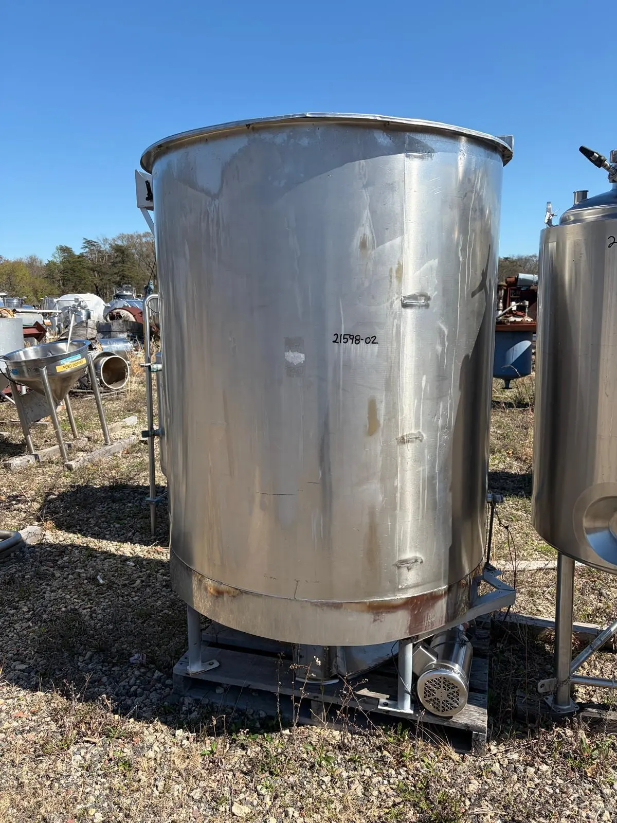 500 Gallon Stainless Steel Tank